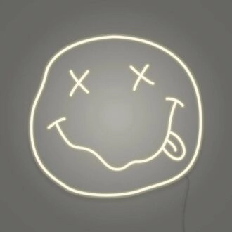 Knocked Out Emoji LED Neon Sign