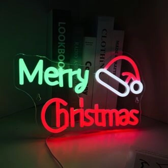 Christmas happy Decoration Neon