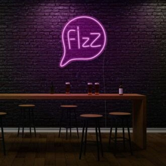 Fizz LED neon sign