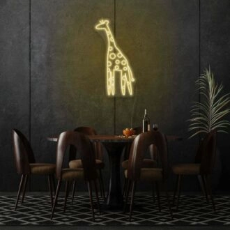 Giraffe LED-Neonschild