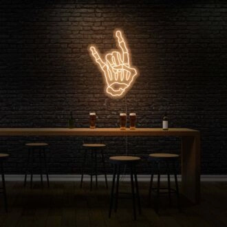 Teufelshörner Neon Schelmisch und Mutig