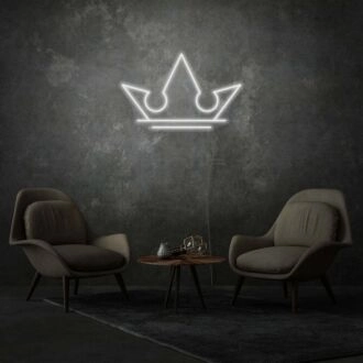 Königliche Krone Neon-Eleganz und Regaler Charme