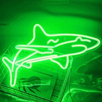 Gnadenloser Hai Neon-Schild