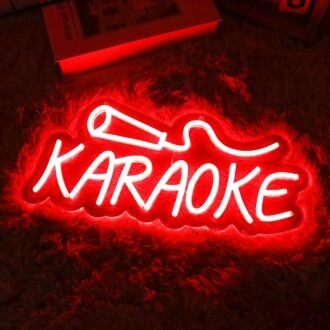 KARAOKE Microphone Neon Sign