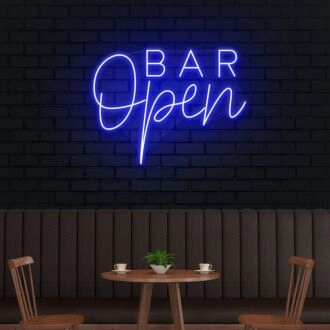 Bar Open Welcom Led Neon Sign Light