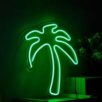 Palm Neon Tropical Escape im strahlenden Licht