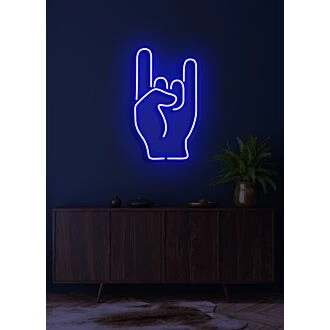 Rock 'n' Roll Neon-Tribut an den Geist der Rockmusik