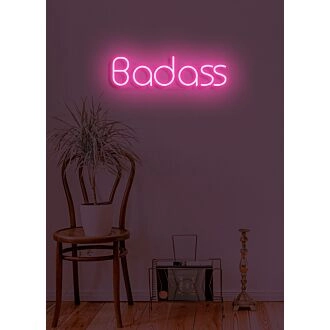 Badass Neon Bold Statement of Confidence and Attitude