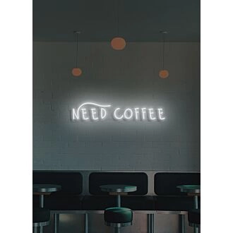 Need Coffee Neon Essential Fuel for Daily Grind