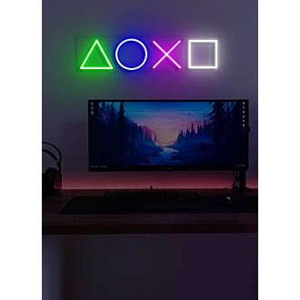 Playstation Neon Home of Digital Adventures