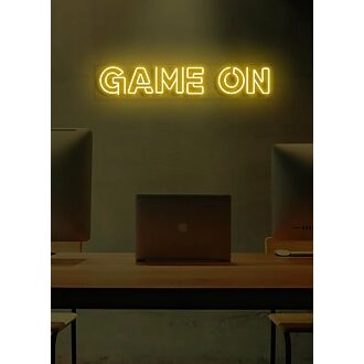 Game On Neon Rallying Call for Competition