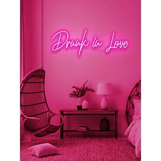 Drunk In Love Neon Celebration of Intoxicating Romance