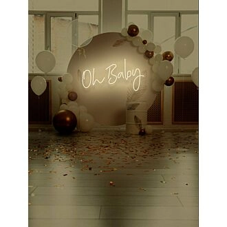 Oh Baby Neon Excitement for New Beginnings