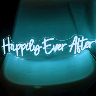 Happily Ever After Neon Illuminating Fairy Tale Endings