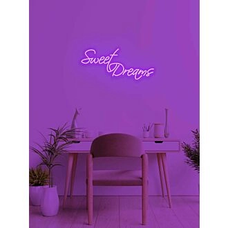 Sweet dreams Neon Whispers of Nighttime Wonders