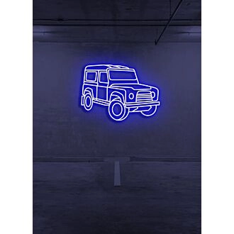 Offroad Car Neon Adventure Beckons