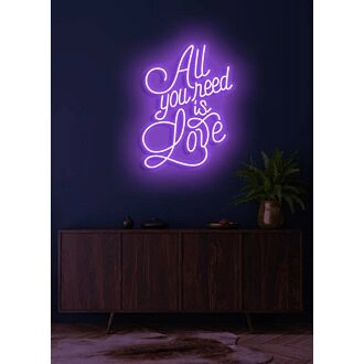 All you need is love Neon Symphony of the Heart