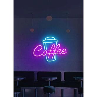 Customize Coffee Fuel Your Day with Invigorating Neon Sign
