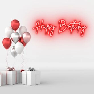 Happy Birthday Add Sparkle to Celebrations with Festive Neon