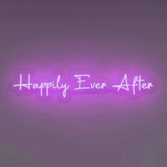 Happily Ever After Illuminate Your Love Story in Neon