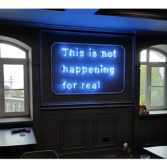 This Is Not Happening for Real: Embrace the Surreal with Neon Illumination