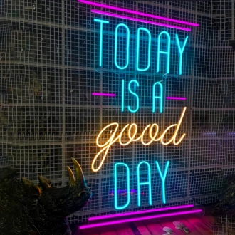 Today is a Good Day: Brighten Your Space with Positivity and Optimism - Neon Sign