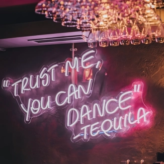 Trust Me You Can Dance Tequila: Neon Glow for Spirited Celebrations