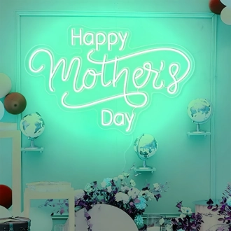 Happy Mother's Day: Illuminate Your Space with Neon Love