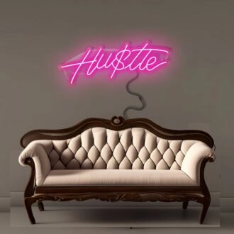 HUSTLE Led Neon Signs