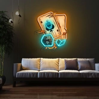 Ace Neon X Acrylkunstwerk