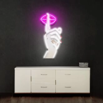 Shut Up Led Neon Acrylic Artwork