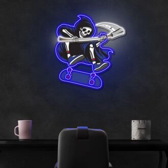 Reapers Neon Sign X Acrylic Artwork