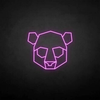 Das Bärenkopf-Neonschild