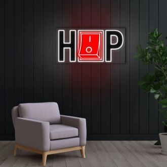 Hiphop Neon Sign X Acrylic Artwork