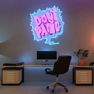 Dont Panic Led Neon Acrylic Artwork