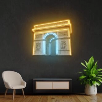 Arc De Triomphe LED-Neon-Acrylkunstwerk