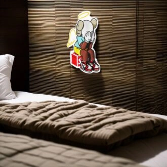 Facepalm Engel LED Neonschild Licht Pop Art