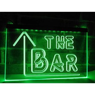 The Bar Hanging Neon Sign