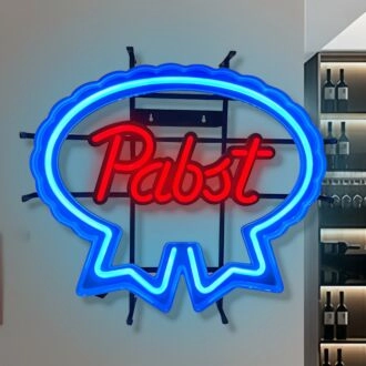 "Pabjt" Bar Iron Frame Neon Sign