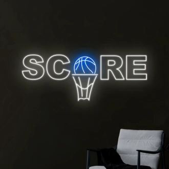Scoring Basketball Neon Light