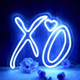 Heart XO Neon Sign