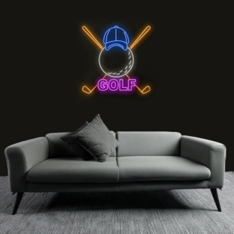Customize Golf Gear Set Neon Sign
