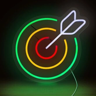 Bogenschießscheiben-Neonschild
