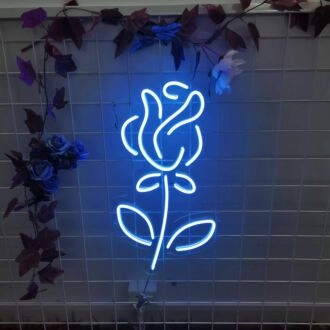 Blooming Rose Neon Sign