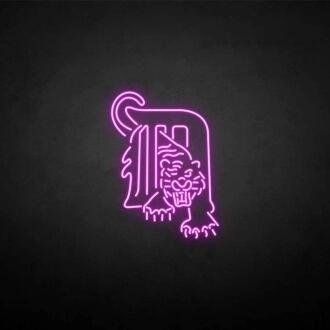 M&Tiger' neon sign