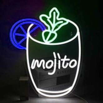 Customize Mojito Drink Neon Sign