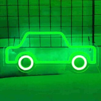 Kleines Auto Neonschild
