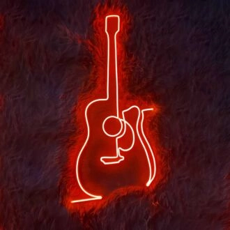 Musik Gitarre Neonschild