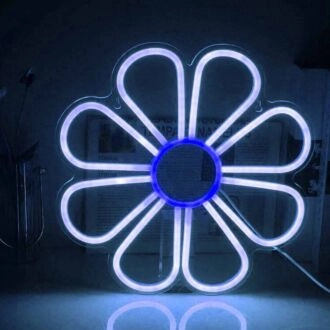 Sonnenaufgang über dem Meer Neonlicht