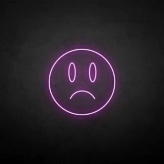 'Wry Smile' neon sign